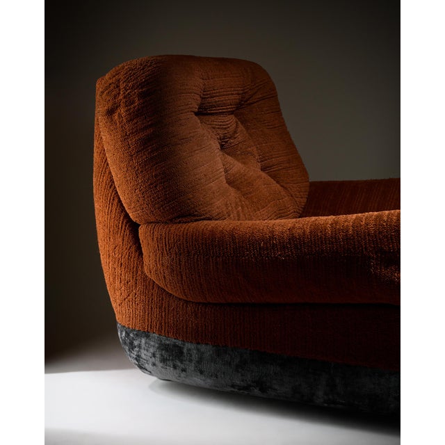 Ligne Roset Pair of Vintage Ligne Roset Lounge Armchairs, France For Sale - Image 4 of 9