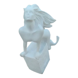 1970s White Porcelain Figurine, Royal Copenhagen Capricorn