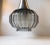 Orrefors Vintage Onion-Shaped Optical Glass Pendant Lamp from Orrefors, 1970s For Sale - Image 4 of 10