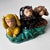 Kutani-Yaki Three Wise Monkeys Sculpture by Nukagawa Kiyoshi, Japan, 1960s For Sale - Image 6 of 18