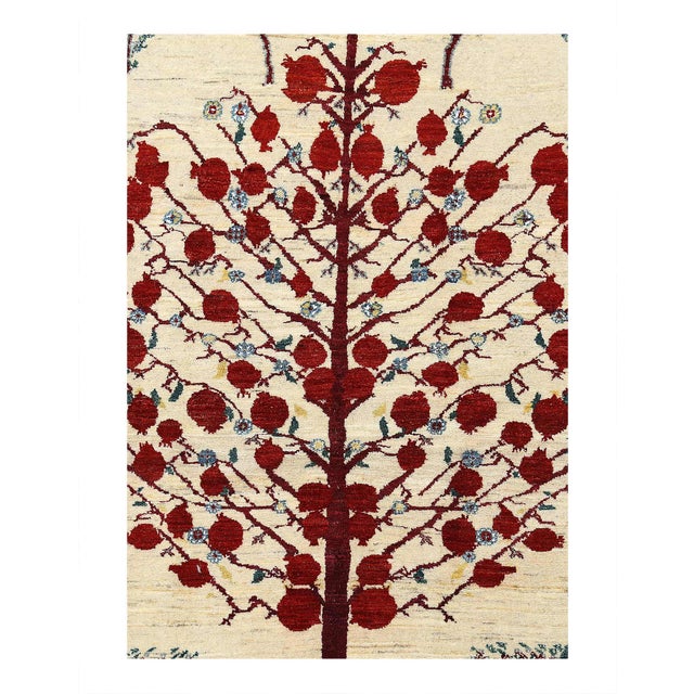 Pasargad DC Fine Hand Knotted Persian Gabbeh Rug For Sale - Image 4 of 5