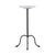 2020s Berlin 10 in. W Round Marble and Iron Side Table, Metalworks For Sale - Image 5 of 7