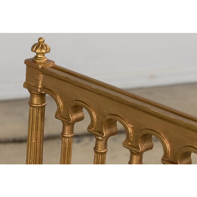 Antique French Louis XVI Style Giltwood Dining Chairs in Green Mohair, Set of 6 For Sale - Image 17 of 18