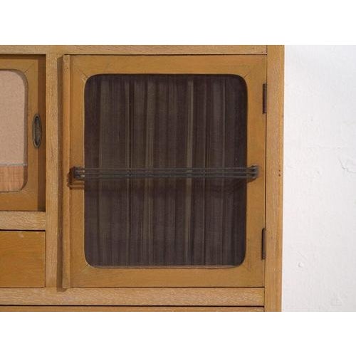 Brown Showa Japanese Oak Storage Cabinet For Sale - Image 8 of 16