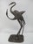 Mid 20th Century Bronze Crane Heron Egret Lovers Couple Statue Sculpture 15" For Sale - Image 5 of 9