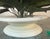 1960s Mid-Century Modern Tole Safran & Glucksman Floral Table Lamp and Scalloped Silk Shade - 38" Tall For Sale - Image 10 of 17