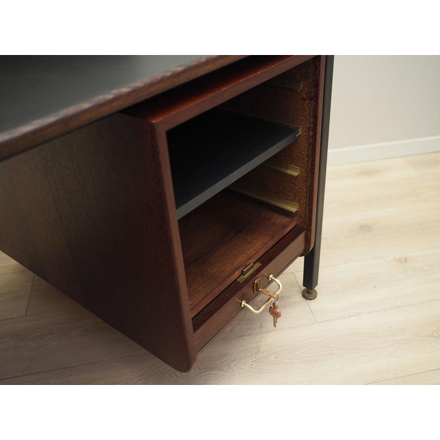 Danish Oak Desk, 1970s For Sale - Image 9 of 18