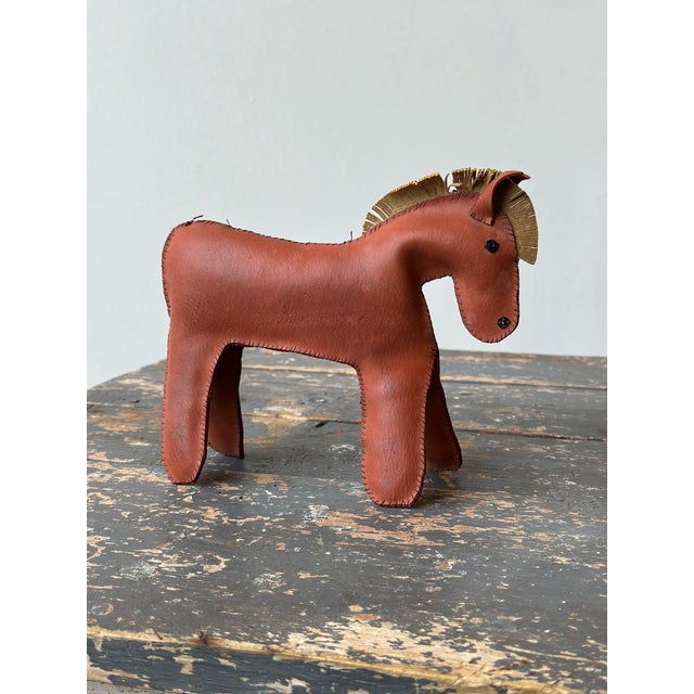 Vintage Folk Art Handmade Rubber Horse Soft Sculpture, Circa Mid-20th Century For Sale - Image 11 of 18