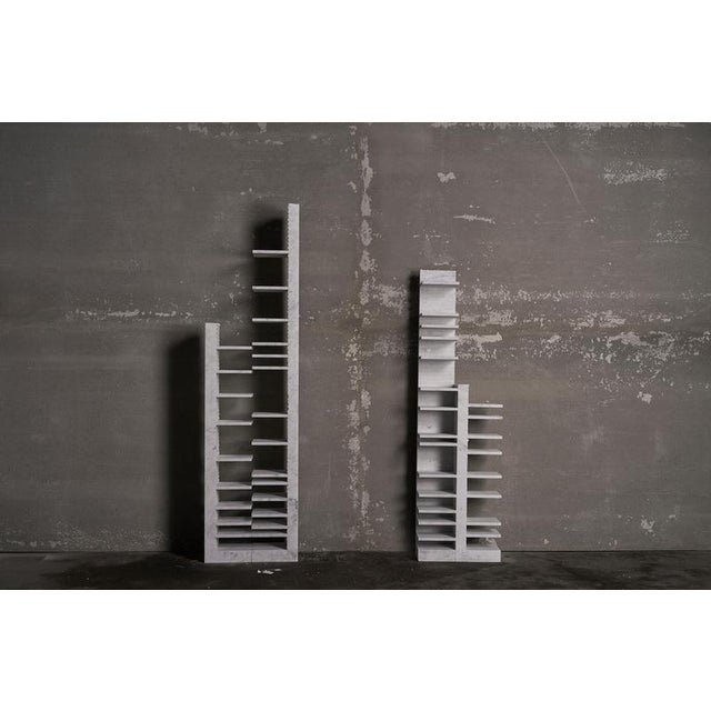 Spacco 150 Vertical Bookcase in Bianco Carrara Marble by Bufalini Marmi For Sale - Image 9 of 13
