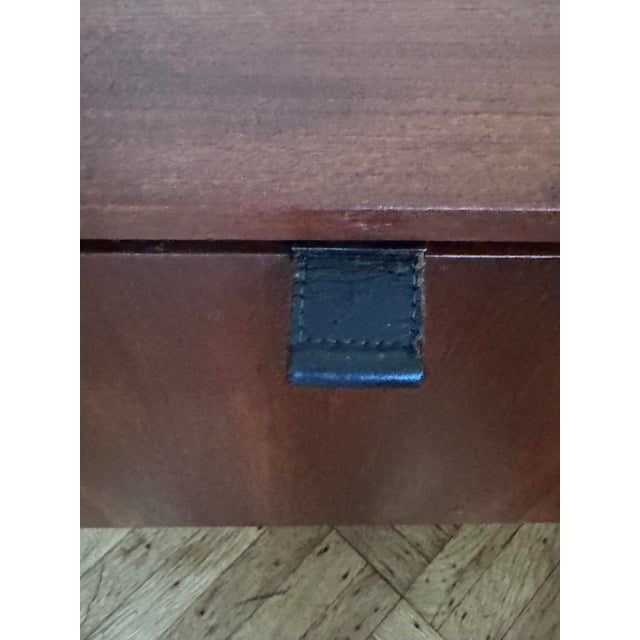 Brown Rare Mid-Century Florence Knoll Mobile Bar Cabinet for Knoll International Stuttgart For Sale - Image 8 of 12