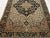 19th Century Persian Farahan Sarouk Area Rug, Handwoven Medallion Pattern, Ivory & Navy, 4’ X 5’ For Sale - Image 11 of 12