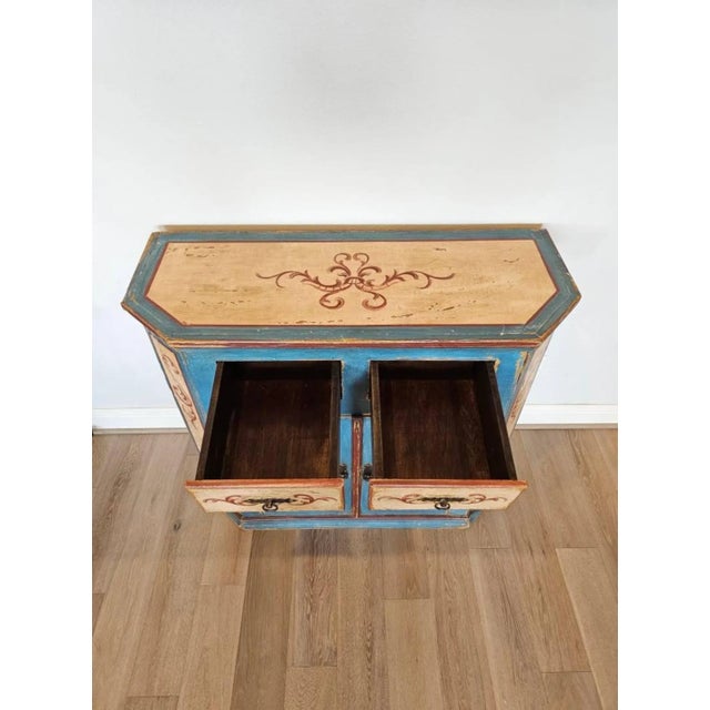 Vintage Country Mediterranean French / Italian Farmhouse Server For Sale - Image 4 of 11