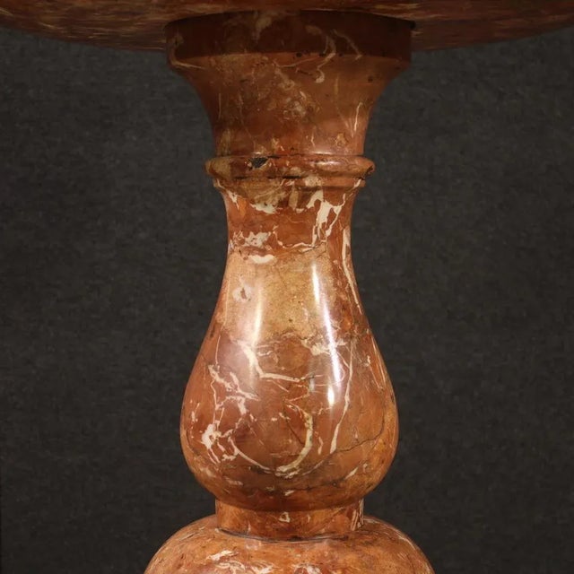 Antique Italian Red Marble Tub, 1870 For Sale - Image 9 of 13