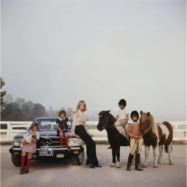 Slim Aarons, Anne Anka, Estate Stamped Photographic Print, 1976 / 2020s For Sale