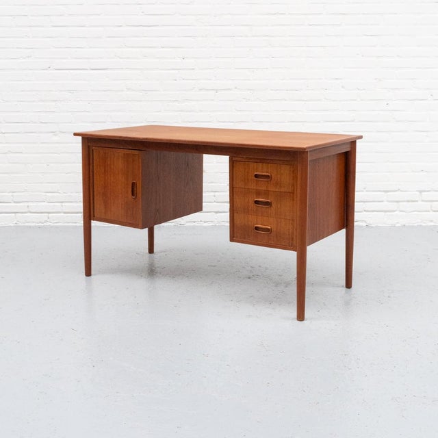 Danish Teak Desk, 1960s For Sale - Image 16 of 16