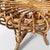 Mid-Century Modern Italian Round Table Stool in Rattan, 1960s For Sale - Image 4 of 14