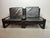 Mid-Century Brutalist Black Leather Lounge Chairs with Black Wooden Frames by Sonja Wasseur, Netherlands, 1970s, Set of 2 For Sale - Image 14 of 14