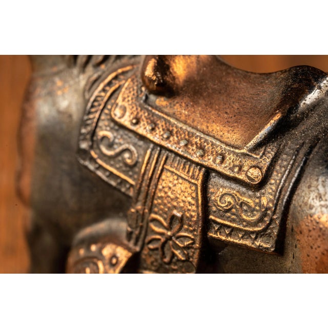 1930s Vintage 1930s Japanned Copper Horse Figurine For Sale - Image 5 of 7