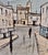 Dark Gray Charles Levier—Charming Parisian Street Scene —1960s French Expressionist Oil Painting For Sale - Image 8 of 11