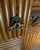 Vintage Bamboo Detailed Console Table With Storage For Sale - Image 4 of 5