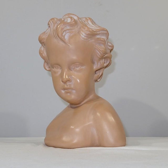 Beige JP-MD, L'Enfant, Mid-20th Century, Terracotta For Sale - Image 8 of 18