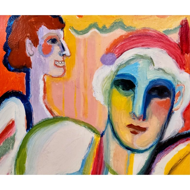 Figurative Nancy Kittredge -Rich Woman vs. Poor Woman-Oil Painting For Sale - Image 3 of 11