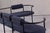 Metal Vintage Steel and Fabric Bench, Italy, 1990s For Sale - Image 7 of 16