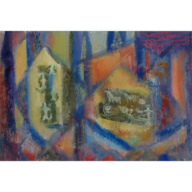 Mid Century Abstract Figurative -- Navajo Hunters by Erle Loran For Sale - Image 4 of 6