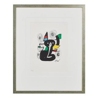 Joan Miró, La Mélodie Acide, Planche III, 1980, Lithograph For Sale