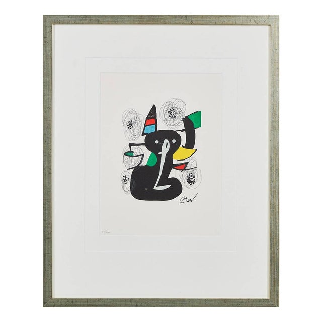 Joan Miró, La Mélodie Acide, Planche III, 1980, Lithograph For Sale