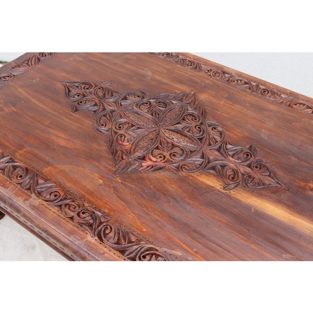 Vintage Wooden Coffee Table, 1970s For Sale - Image 15 of 18