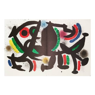 Joan Miró, Litografía original VIII, 1972, Lithograph For Sale