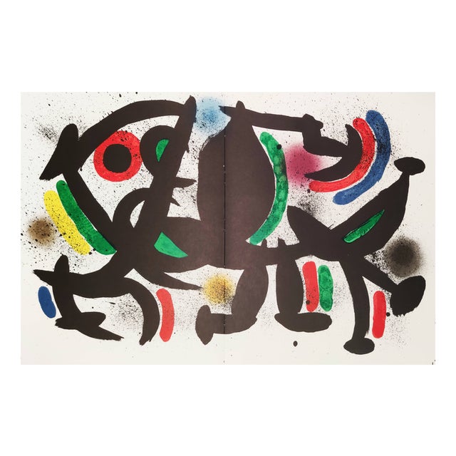 Joan Miró, Litografía original VIII, 1972, Lithograph For Sale
