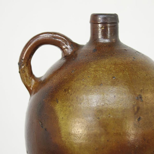 19th Century German Earthenware Jug or Vase For Sale - Image 9 of 11