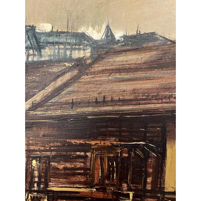 Sergio Cecchi, Paysage, Genève, Oil on Canvas, Framed For Sale - Image 5 of 13