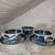 Embrace a timeless staple of early American high society with this five-piece porcelain teacup and saucer lot from...