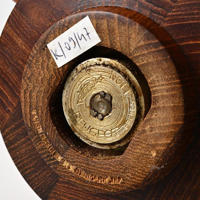 Wood Danish Teak Pepper Mill and Salt Shaker by Jens Harald Quistgaard for Dansk Designs, 1960s For Sale - Image 7 of 10