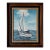 1970s Vintage R. Fisher Sailboat Oil on Canvas Painting – Framed For Sale