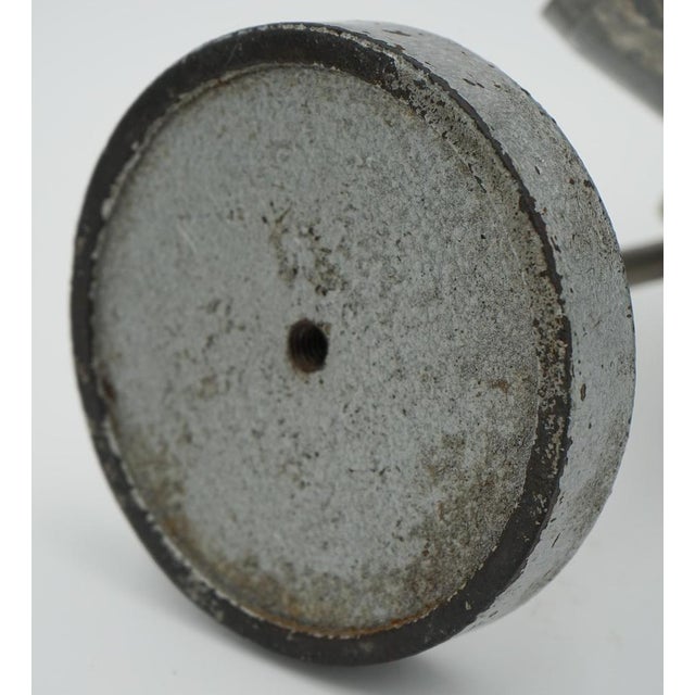 Vintage English Salvaged Laboratory School Table Lamp, 1940s For Sale - Image 13 of 14