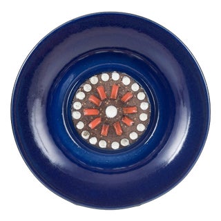 Ceramic Dish with Relief Mosaic by Mari Simmulson for Upsala-Ekeby, 1960s For Sale