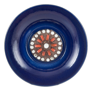 Ceramic Dish with Relief Mosaic by Mari Simmulson for Upsala-Ekeby, 1960s