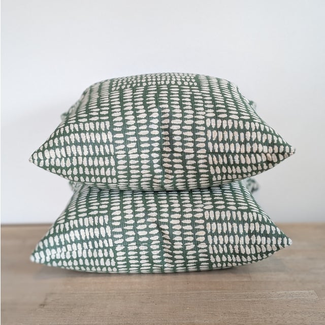 Sister Parish Sister Parish Albert Performance Pillows in Meadow For Sale - Image 4 of 6