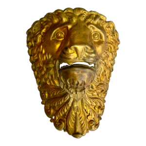 Mid 19th Century French Napoleon III Lion Head Pool Table Ornement