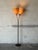 Mid-Century Modern Metal Floor Lamp With Dual Textured Shades Mid-Century Modern 1950s For Sale - Image 3 of 10