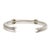 David Yurman Emerald Cable Cuff Bracelet, Sterling Silver & 14k Yellow Gold, 6.5 For Sale - Image 4 of 6