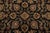 Agra Rug 9’2” X 12’1” Black Wool Traditional Hand-Knotted Oriental Carpet For Sale In Philadelphia - Image 6 of 14
