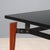 Vintage Table in Mahogany and Metal with Glass, 1960s For Sale - Image 4 of 8