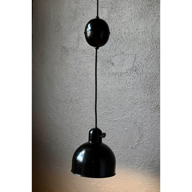 Christian Dell Bauhaus Model 6596 Factory Pendant Lamp by Christian Dell for Kaiser Idell / Kaiser Leuchten For Sale - Image 4 of 11