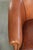 Textile Sheepskin 2-Seater Sofa with Warm Cognac Brown Color Scheme and Finish with Black Piping For Sale - Image 7 of 15