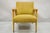 Vintage Mid Century Modern Blonde Wood Paul McCobb Style Paddle Arm Club Lounge Chair. Item features a solid wood frame,...